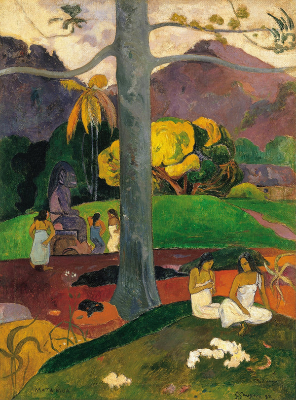 Paul Gauguin — Mata Mua (In Olden Times) | Fine Art Print