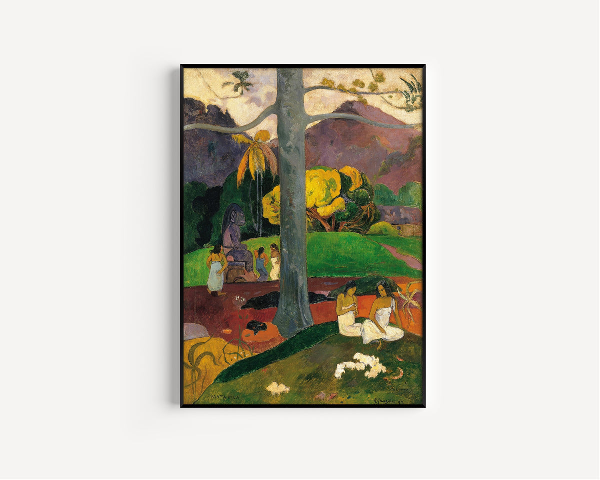 Paul Gauguin — Mata Mua (In Olden Times) | Fine Art Print