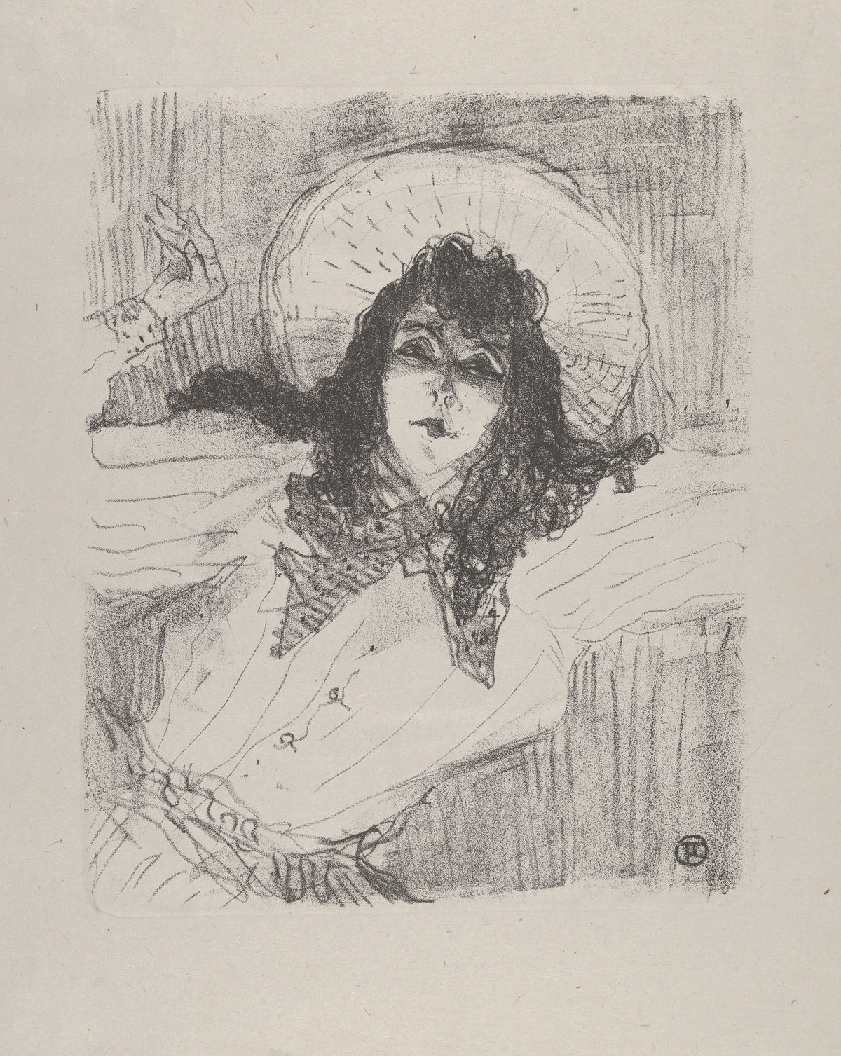 Henri de Toulouse-Lautrec — May Belfort (Bust Portrait) | Lithograph Print