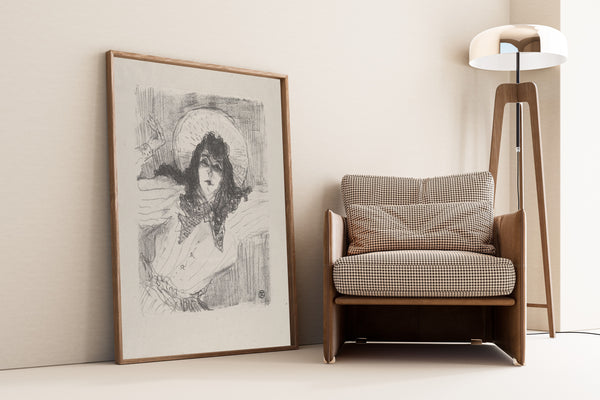 Henri de Toulouse-Lautrec — May Belfort (Bust Portrait) | Lithograph Print