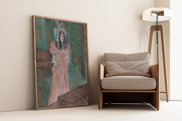 Henri de Toulouse-Lautrec — May Belfort (Pink Dress) | Fine Art Print