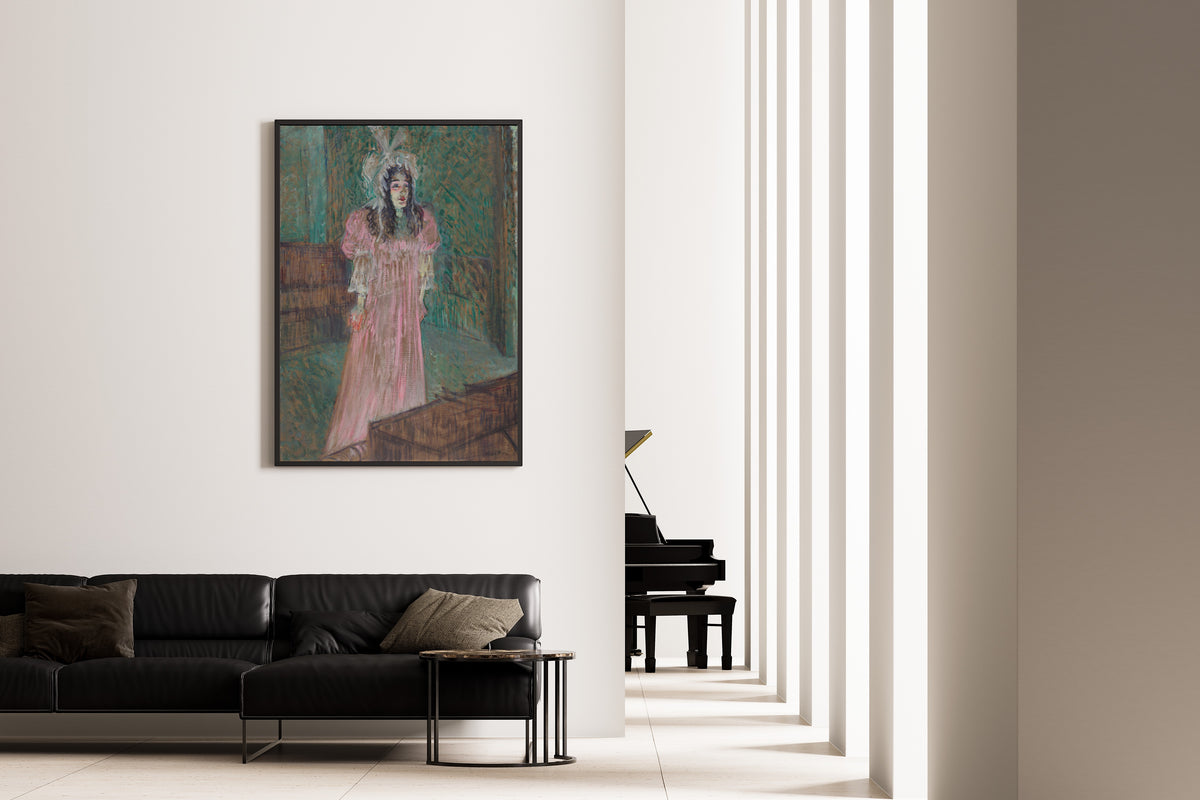 Henri de Toulouse-Lautrec — May Belfort (Pink Dress) | Fine Art Print