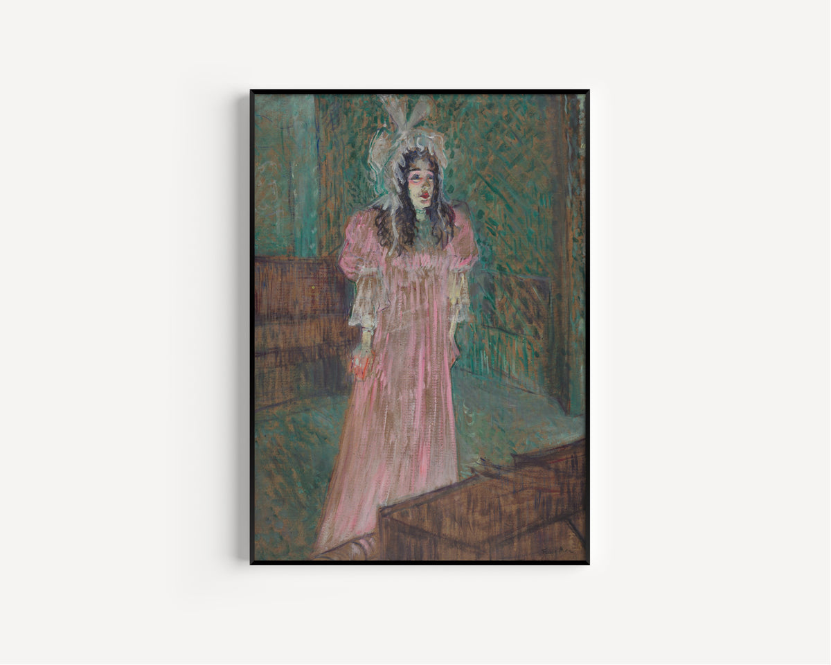 Henri de Toulouse-Lautrec — May Belfort (Pink Dress) | Fine Art Print