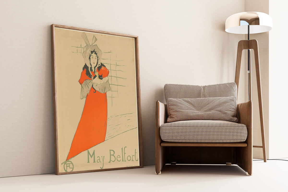 Henri de Toulouse-Lautrec — May Belfort with a Cat | Vintage Poster Print