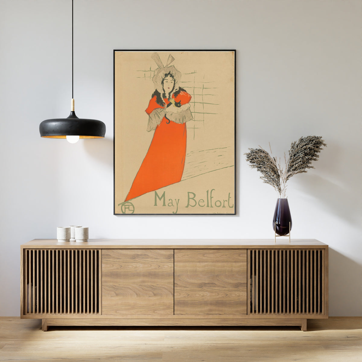 Henri de Toulouse-Lautrec — May Belfort with a Cat | Vintage Poster Print