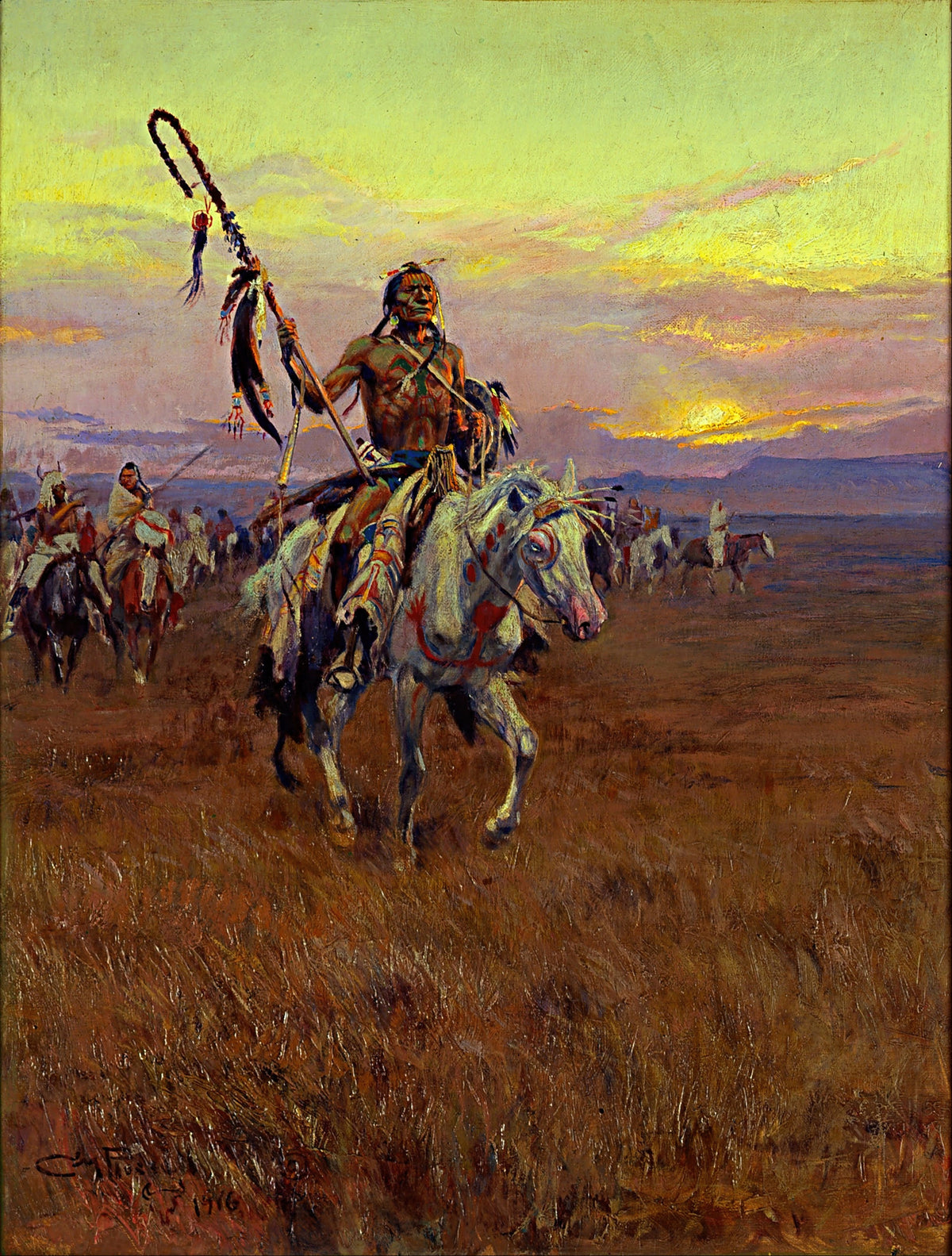Charles M. Russell — Medicine Man | Western Art Print