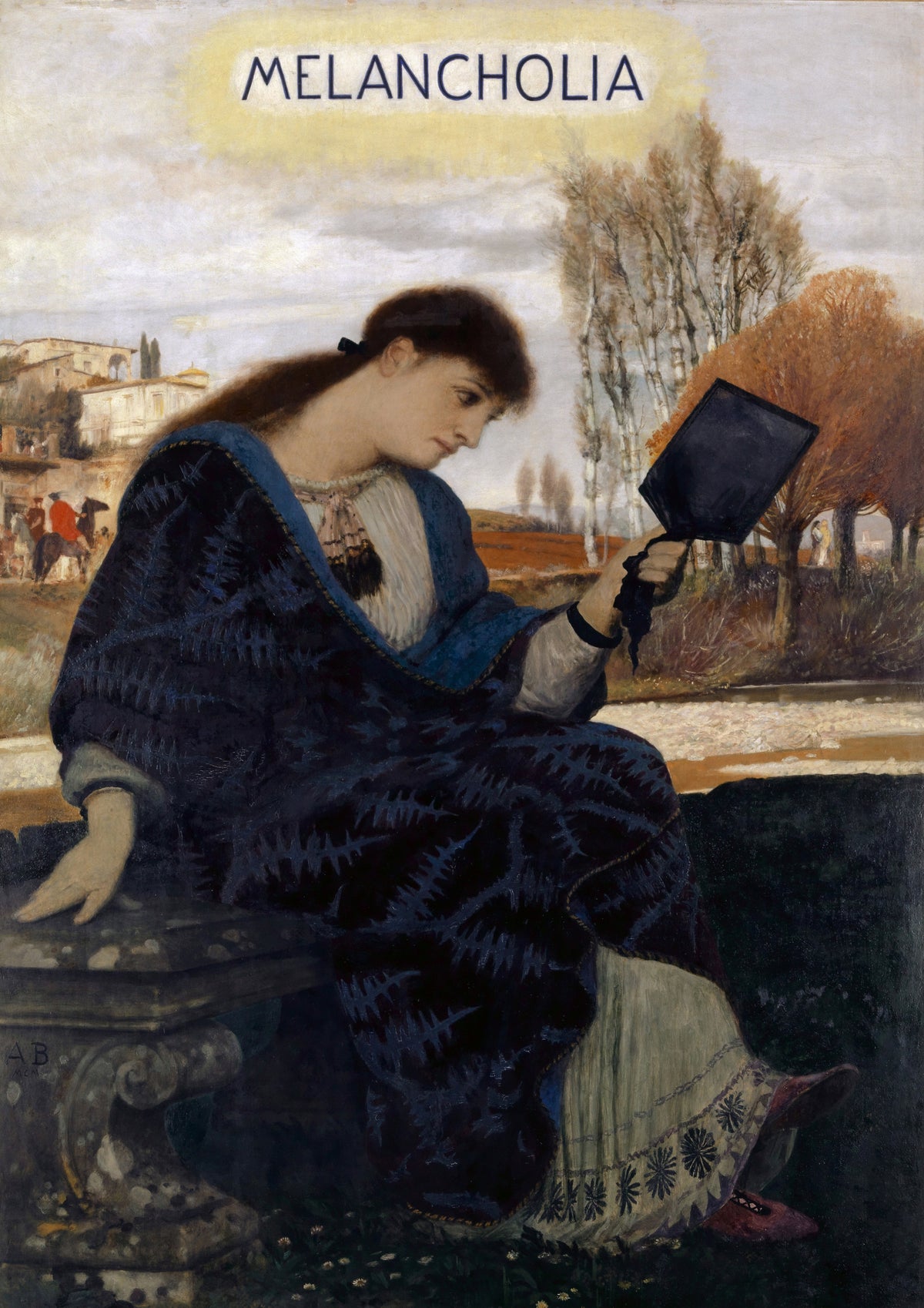 Arnold Böcklin — Melancholia | Symbolist Art Print