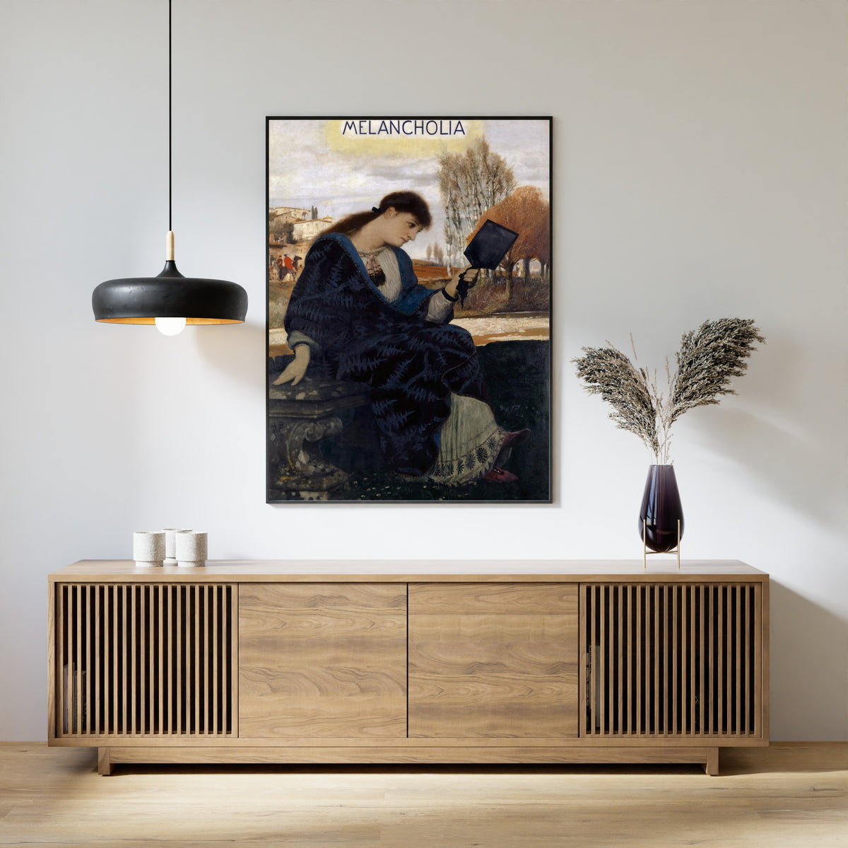 Arnold Böcklin — Melancholia | Symbolist Art Print