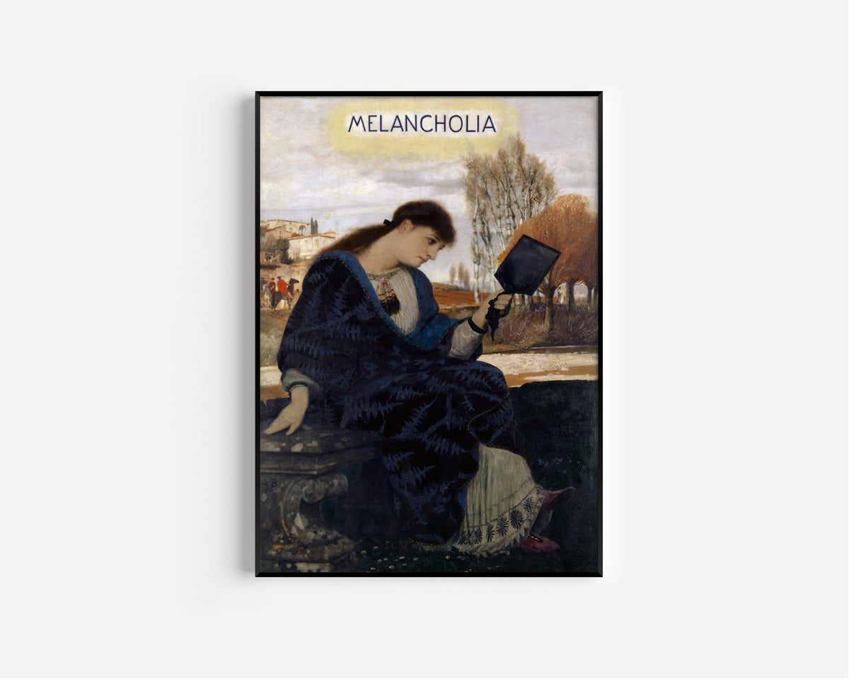 Arnold Böcklin — Melancholia | Symbolist Art Print