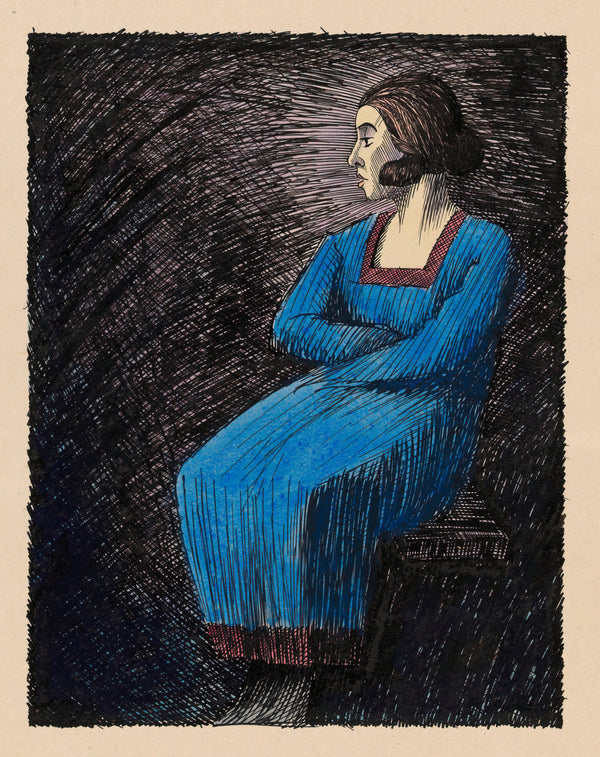 Karl Wiener — Melancholie (Melancholy) | Expressionist Art Print