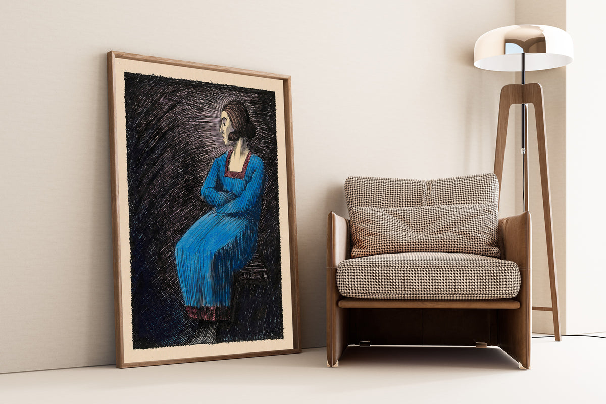 Karl Wiener — Melancholie (Melancholy) | Expressionist Art Print