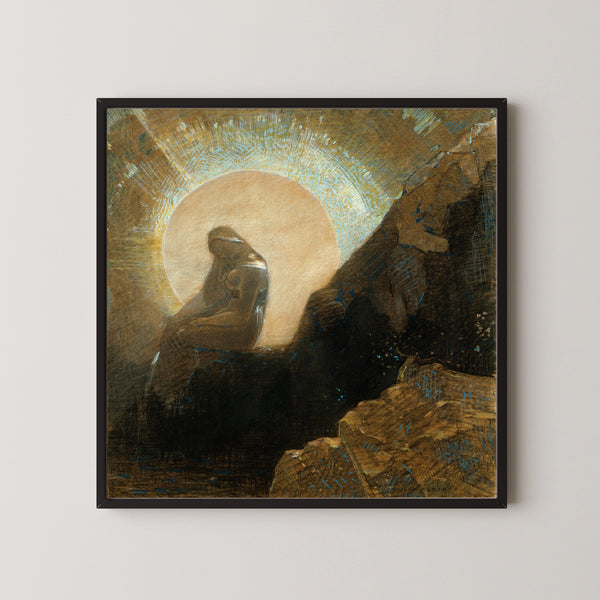 Odilon Redon — Melancholy | Symbolist Art Print