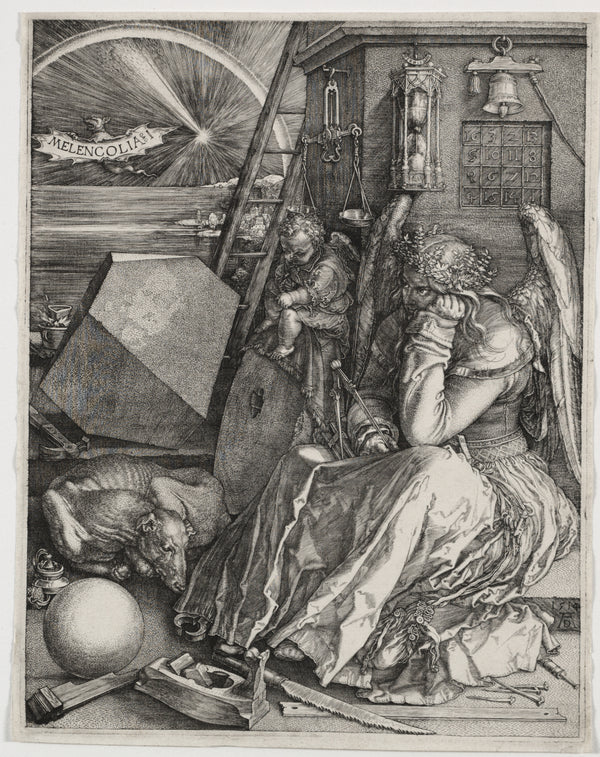 Albrecht Dürer — Melencolia I | Engraving Print