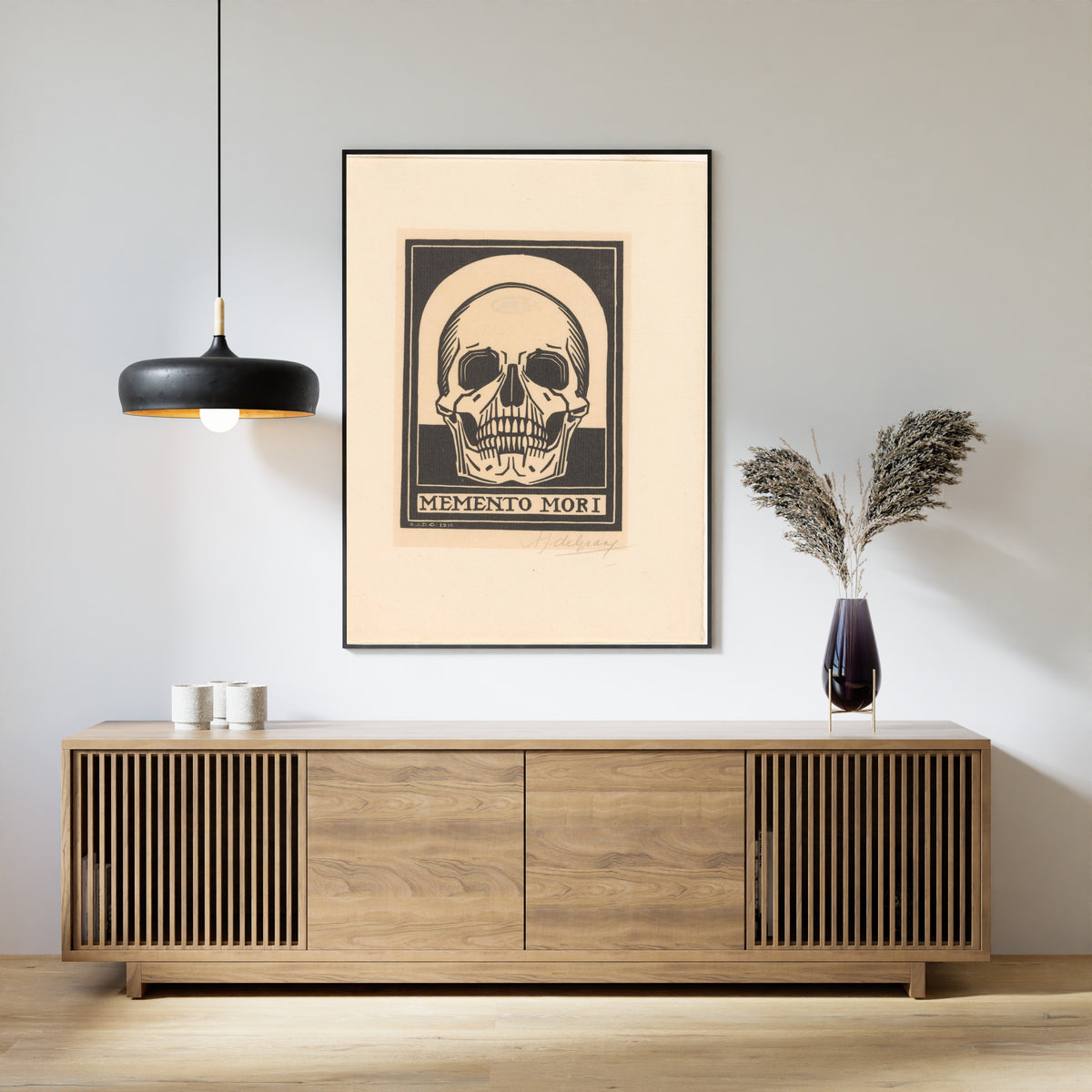Julie de Graag — Memento Mori | Woodcut Print