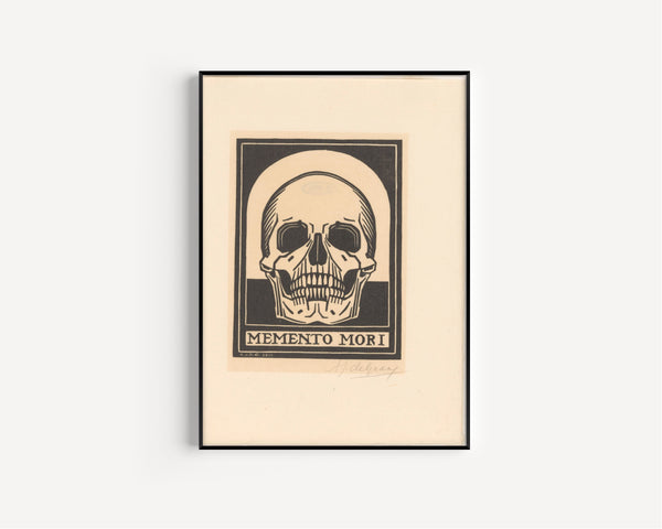 Julie de Graag — Memento Mori | Woodcut Print