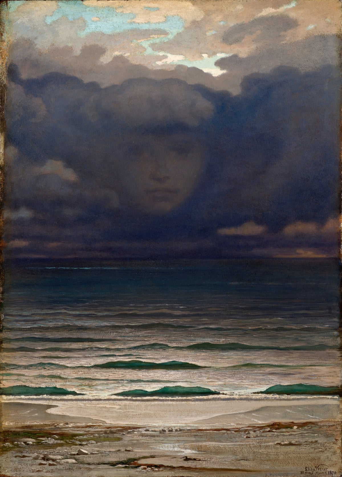 Elihu Vedder — Memory | Symbolist Art Print