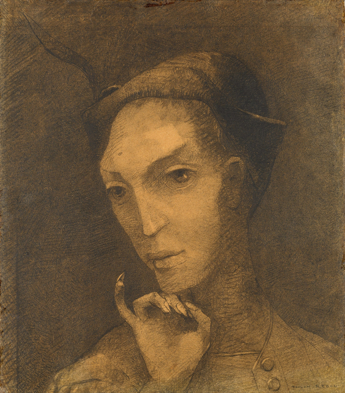 Odilon Redon — Mephistopheles | Symbolist Art Print