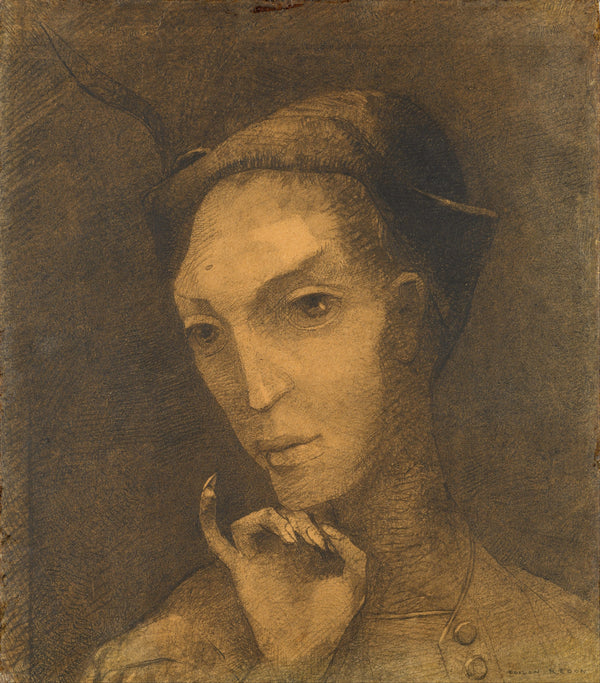 Odilon Redon — Mephistopheles | Symbolist Art Print