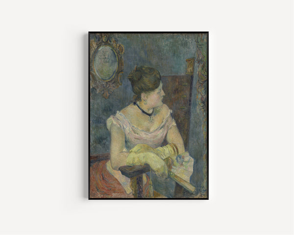 Paul Gauguin — Mette Gauguin in Evening Dress | Fine Art Print
