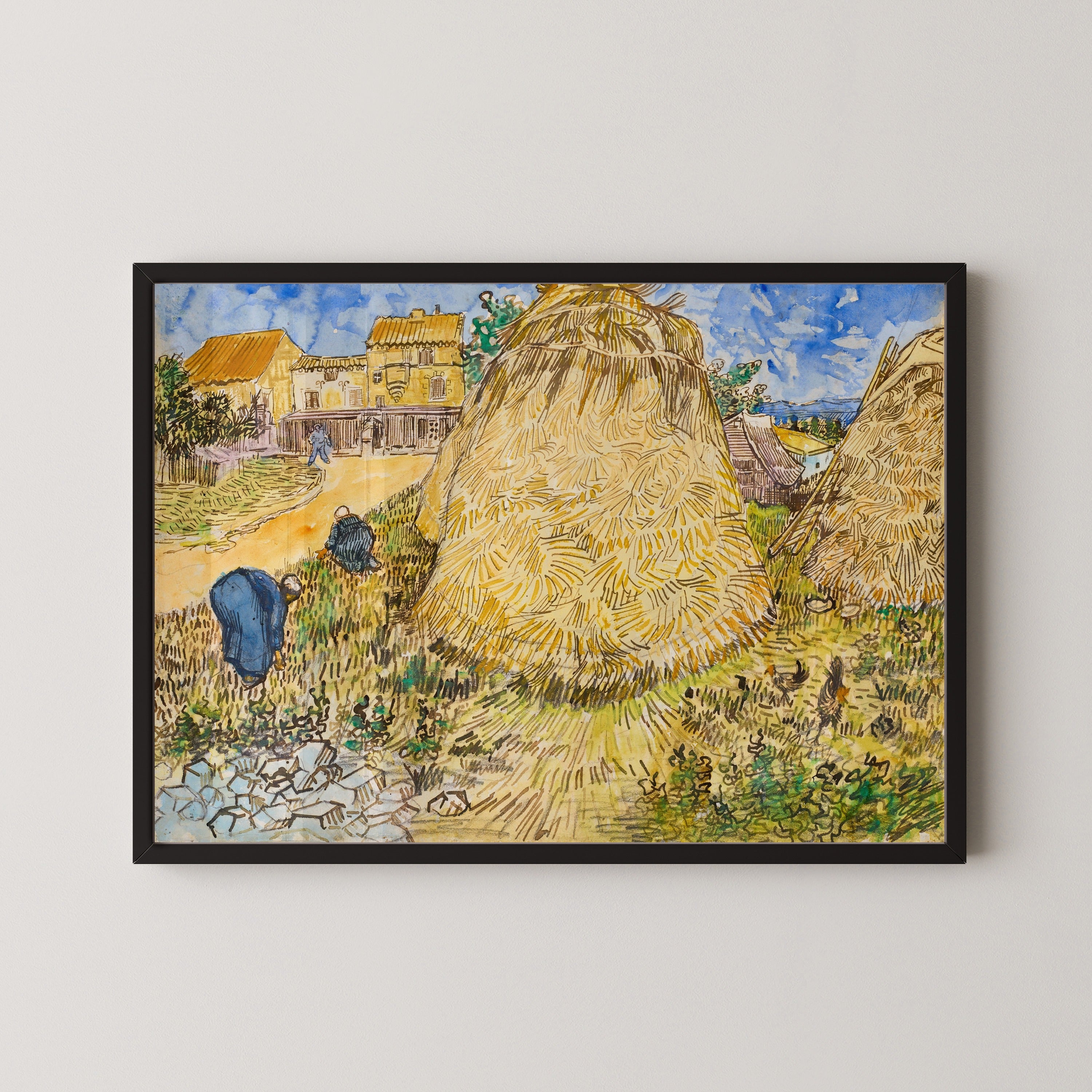 Vincent van Gogh — Wheat Stacks | Fine Art Print