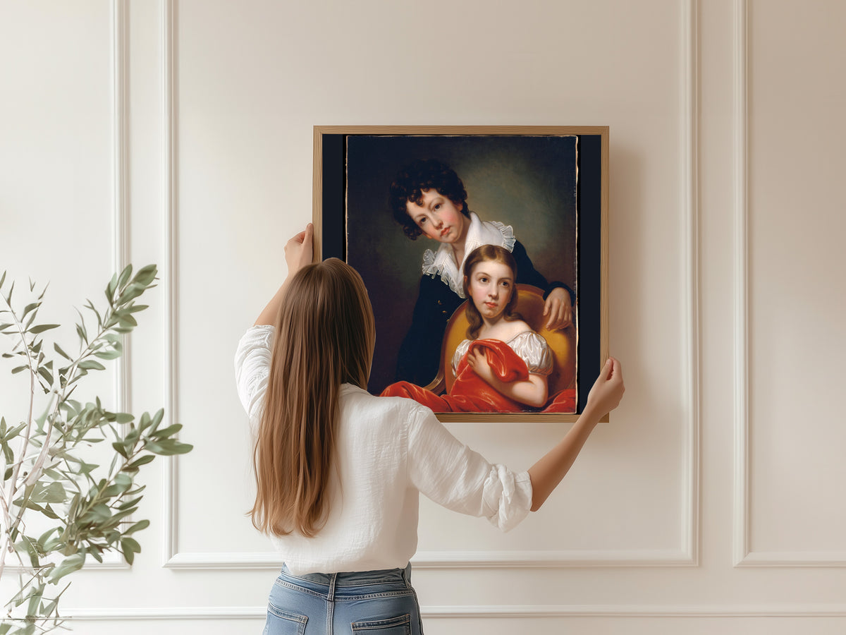 Rembrandt Peale — Michael Angelo and Emma Clara Peale | Fine Art Print