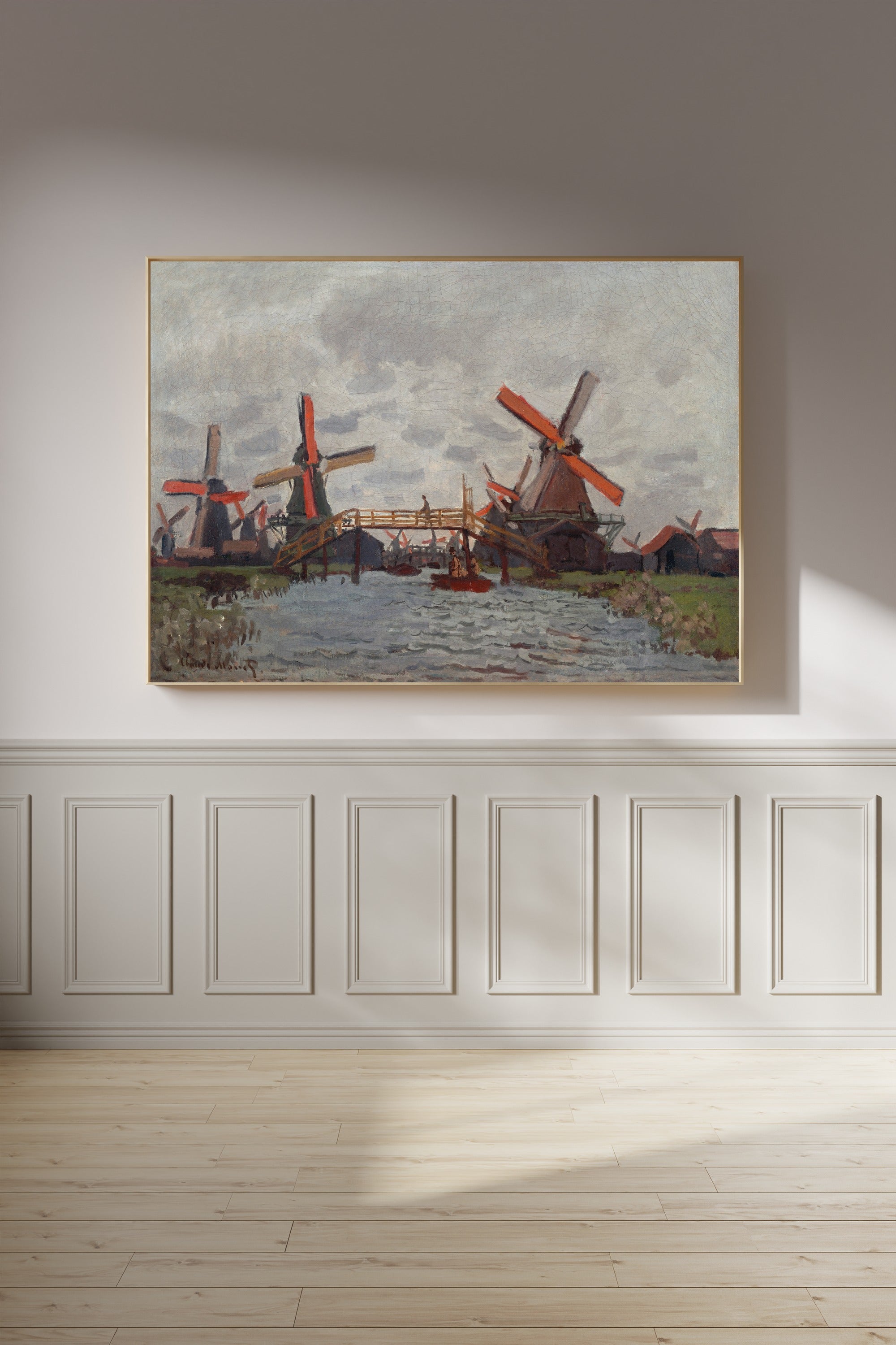 Claude Monet — Mills at Westzijderveld near Zaandam | Fine Art Print
