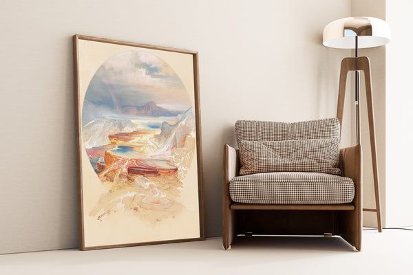 Thomas Moran — Minerva Terrace, Yellowstone | Landscape Fine Art Print