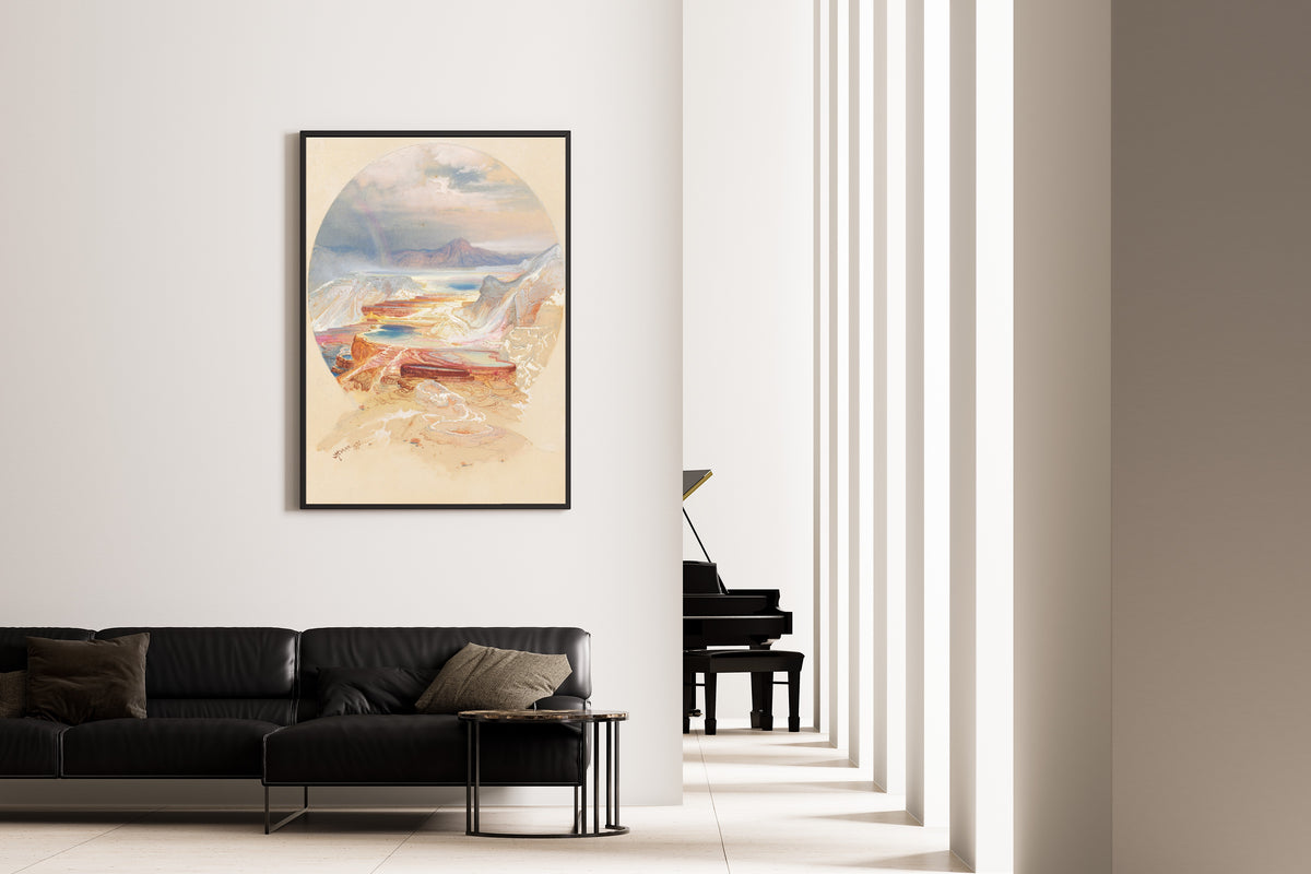 Thomas Moran — Minerva Terrace, Yellowstone | Landscape Fine Art Print
