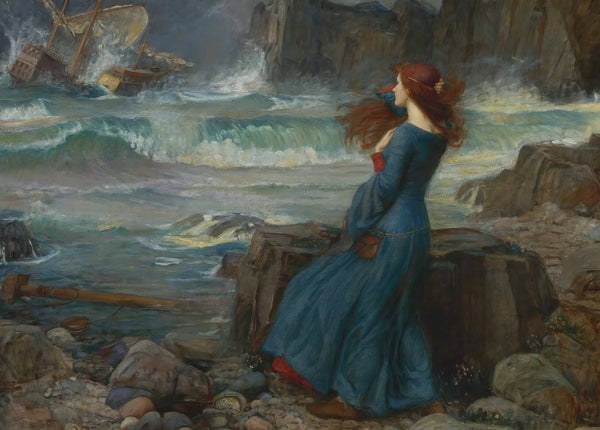 John William Waterhouse — Miranda – The Tempest | Pre-Raphaelite Art Print