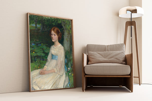 John William Waterhouse — Miss Betty Pollock | Pre-Raphaelite Art Print