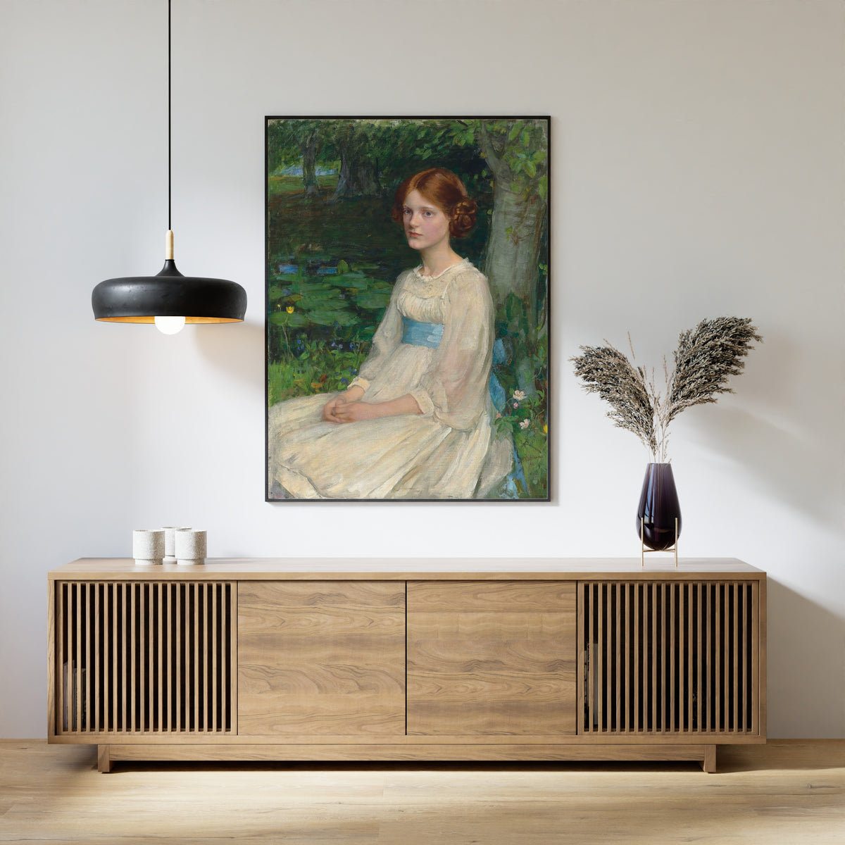 John William Waterhouse — Miss Betty Pollock | Pre-Raphaelite Art Print