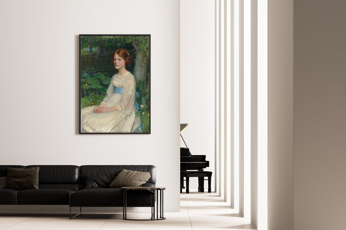 John William Waterhouse — Miss Betty Pollock | Pre-Raphaelite Art Print