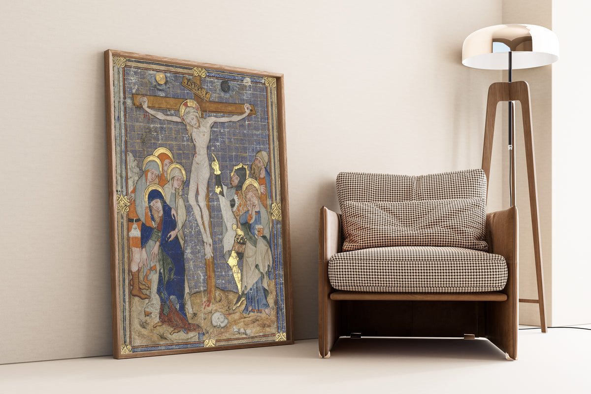 Missal: The Crucifixion | Illuminated Manuscript Print
