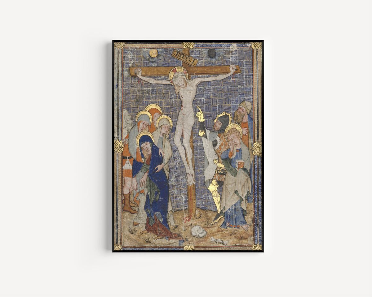 Missal: The Crucifixion | Illuminated Manuscript Print