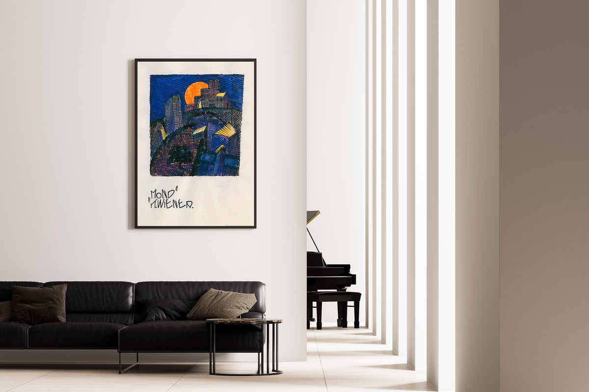 Karl Wiener — Mond (Moon) | Expressionist Art Print