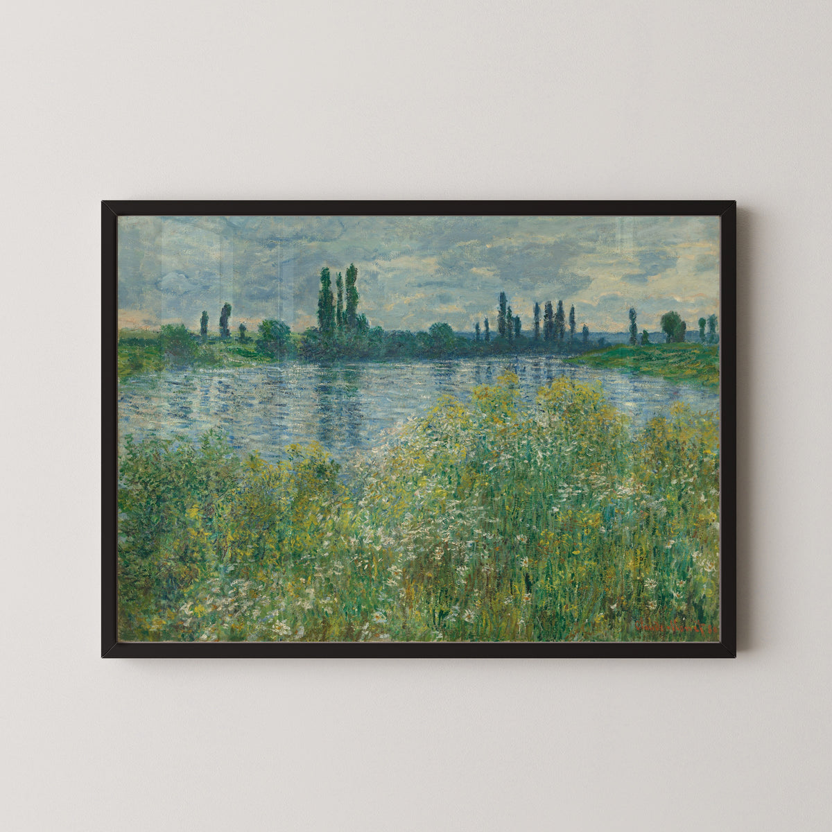Claude Monet — Banks of the Seine, Vetheuil | Fine Art Print