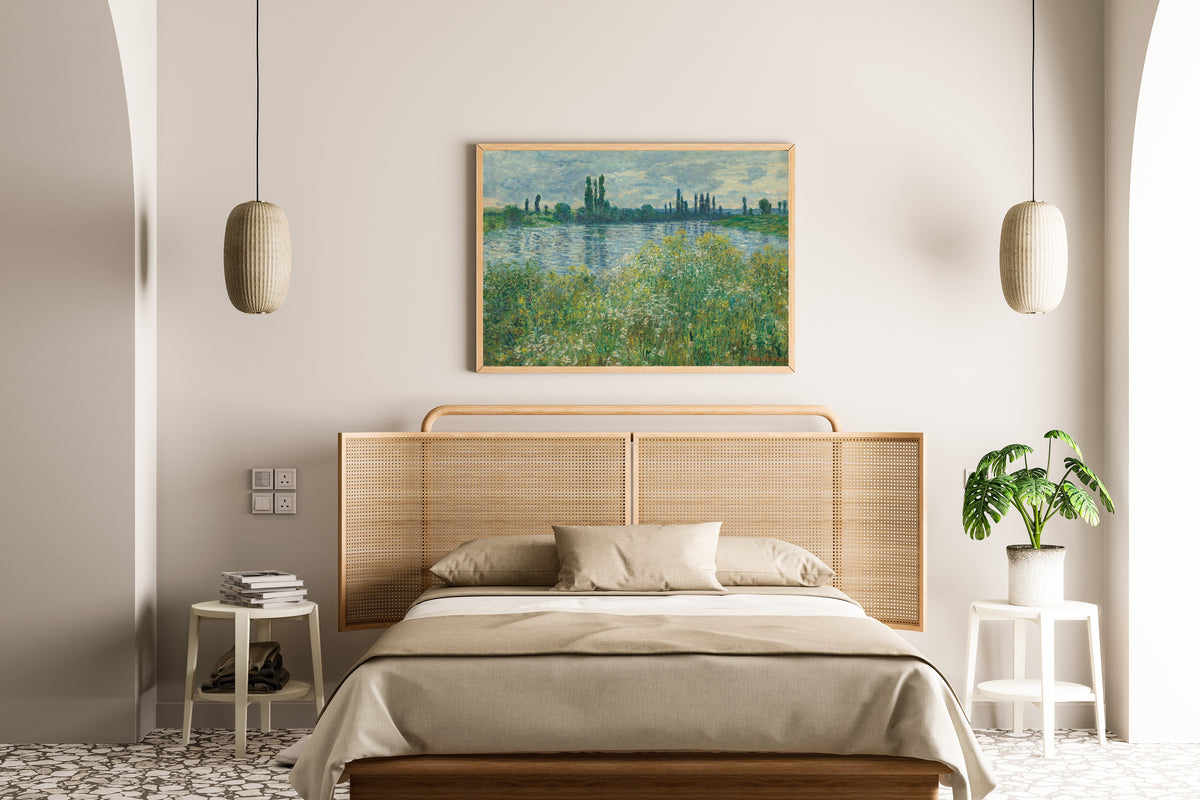 Claude Monet — Banks of the Seine, Vetheuil | Fine Art Print