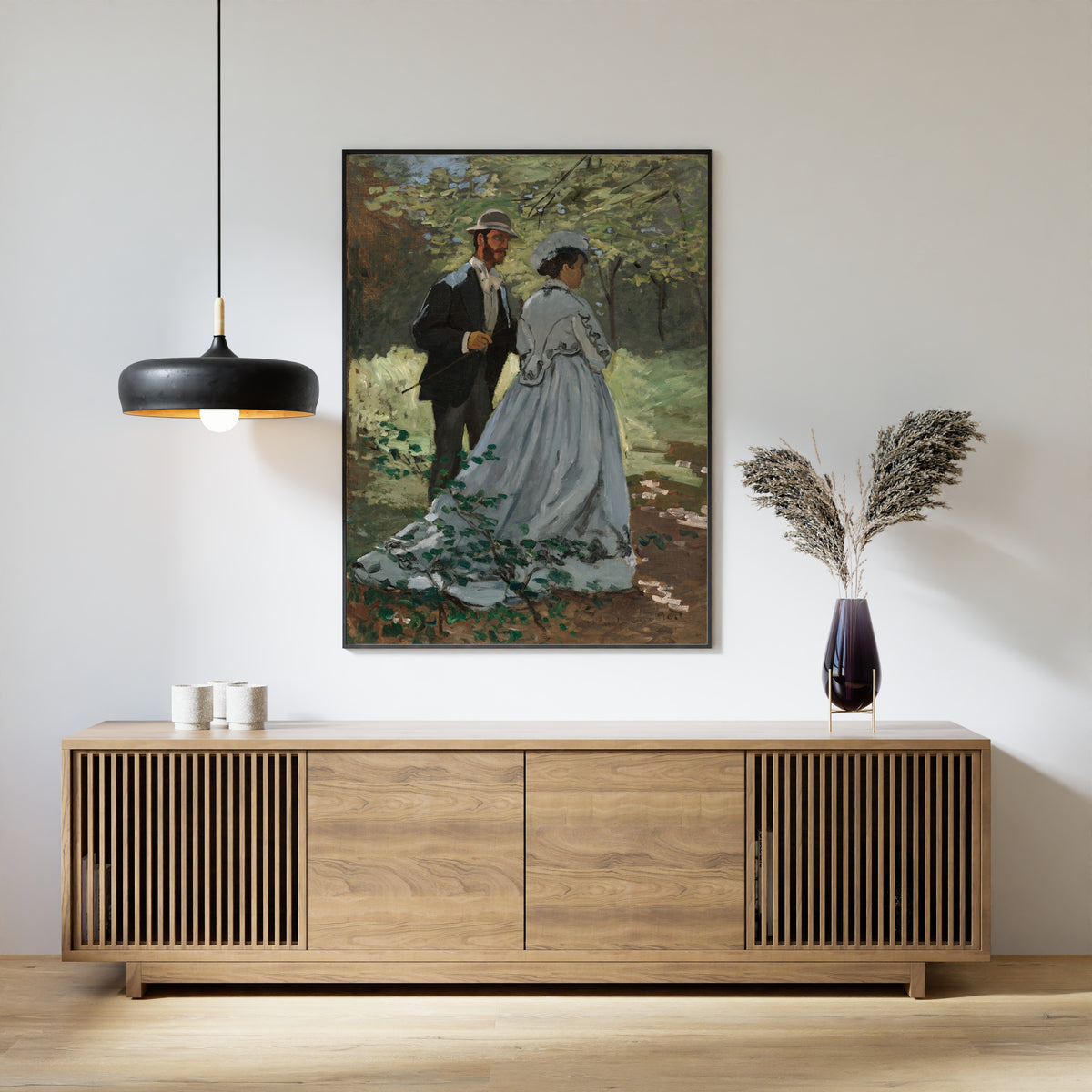 Claude Monet — Bazille and Camille (study for Dejeuner sur l'herbe) | Fine Art Print