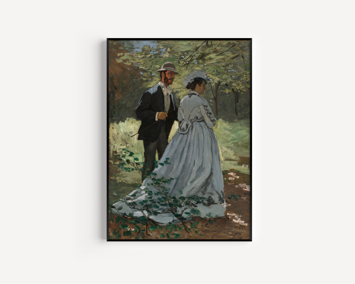 Claude Monet — Bazille and Camille (study for Dejeuner sur l'herbe) | Fine Art Print