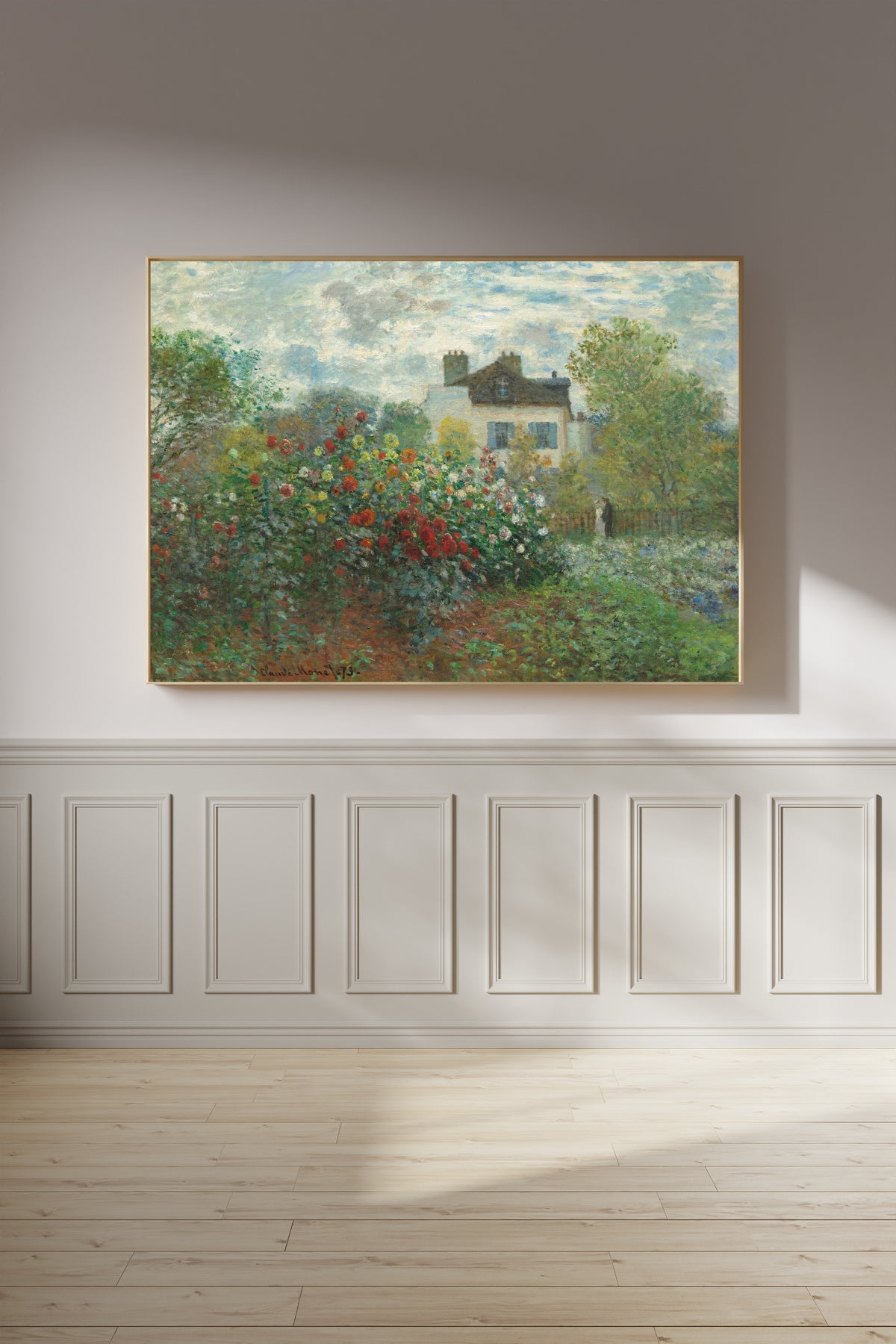 Claude Monet — The Artist's Garden in Argenteuil (Dahlias) | Fine Art Print