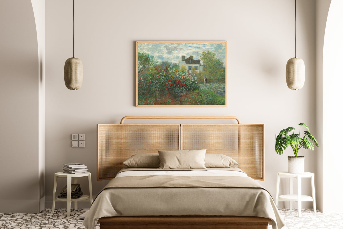 Claude Monet — The Artist's Garden in Argenteuil (Dahlias) | Fine Art Print