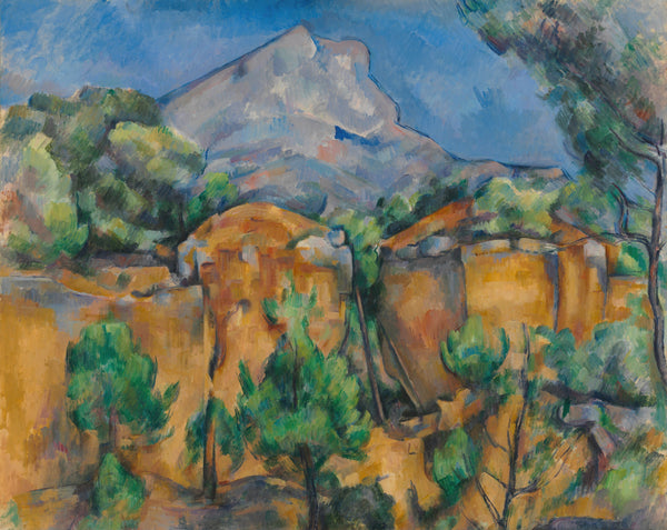 Paul Cezanne — Mont Sainte-Victoire Seen from the Bibémus Quarry | Fine Art Print