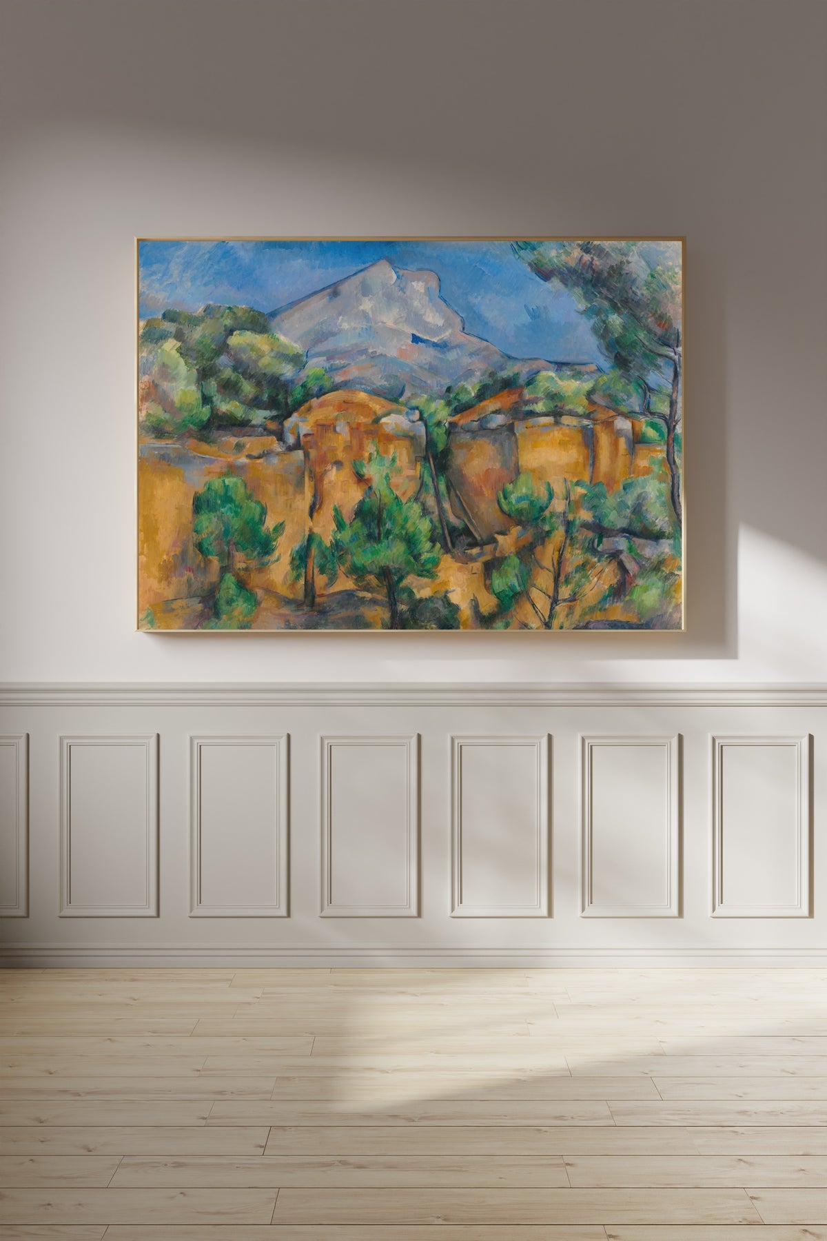Paul Cezanne — Mont Sainte-Victoire Seen from the Bibémus Quarry | Fine Art Print