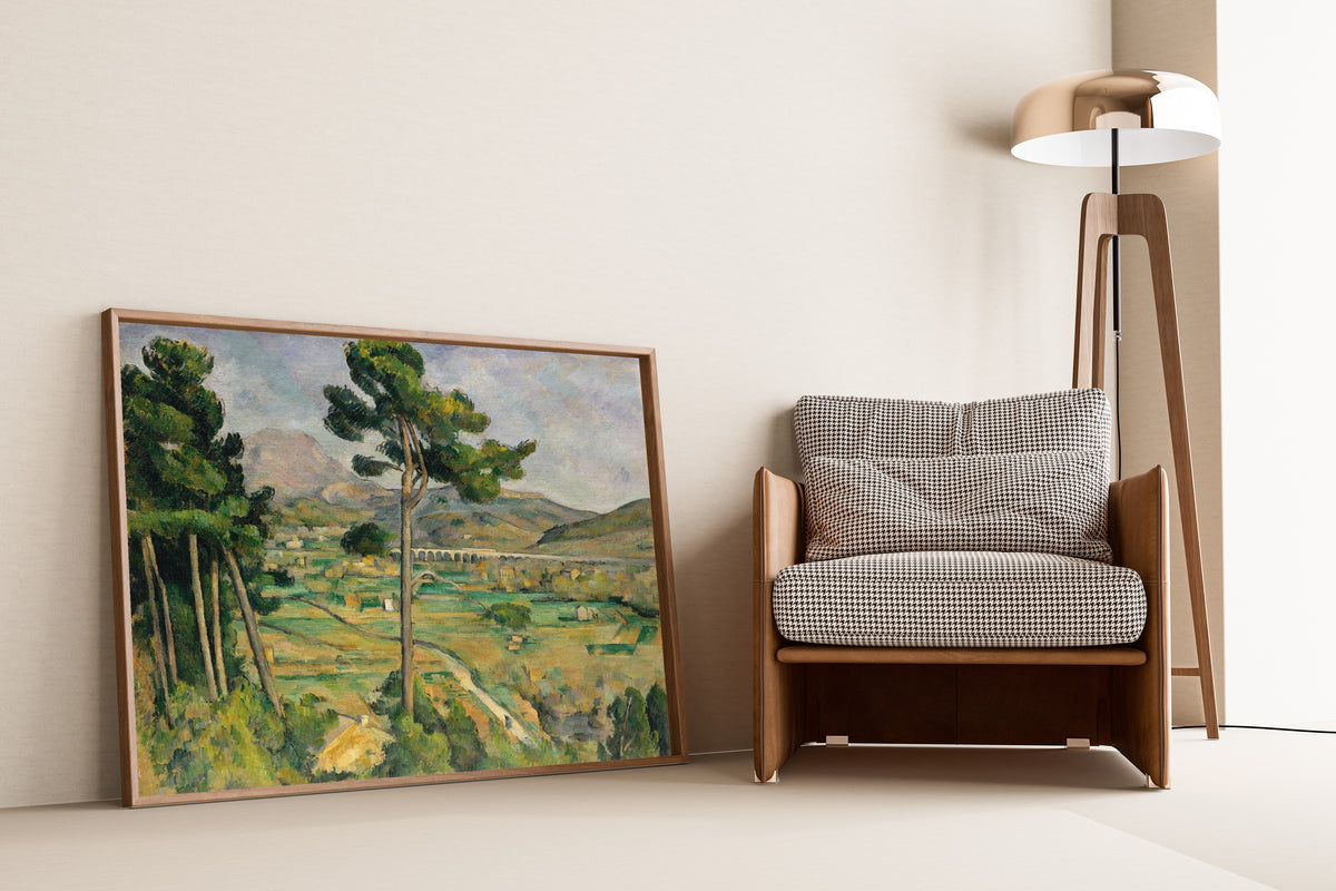 Paul Cezanne — Mont Sainte-Victoire and the Viaduct of the Arc River Valley | Fine Art Print