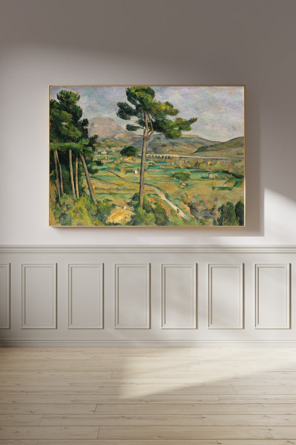 Paul Cezanne — Mont Sainte-Victoire and the Viaduct of the Arc River Valley | Fine Art Print