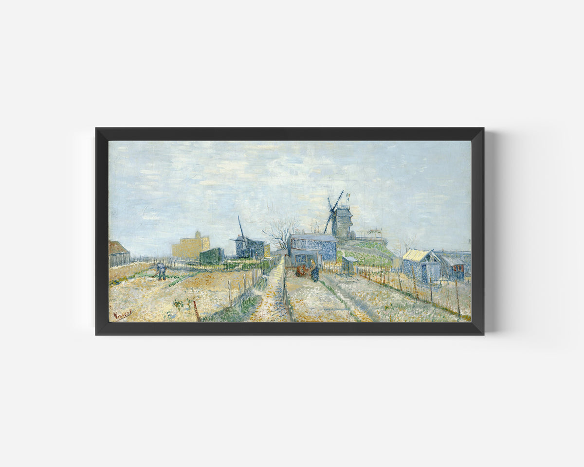 Vincent van Gogh — Montmartre: Mills and Vegetable Gardens | Fine Art Print