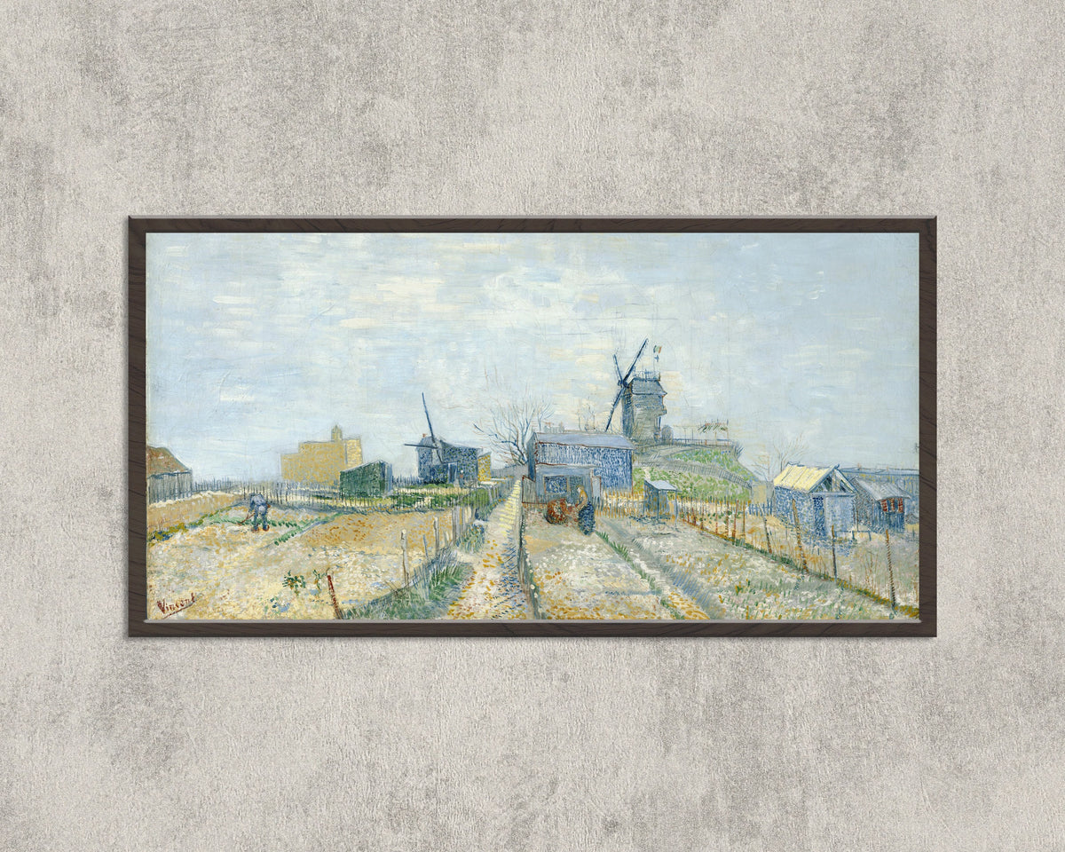 Vincent van Gogh — Montmartre: Mills and Vegetable Gardens | Fine Art Print