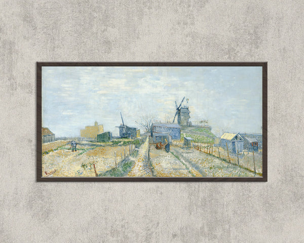 Vincent van Gogh — Montmartre: Mills and Vegetable Gardens | Fine Art Print