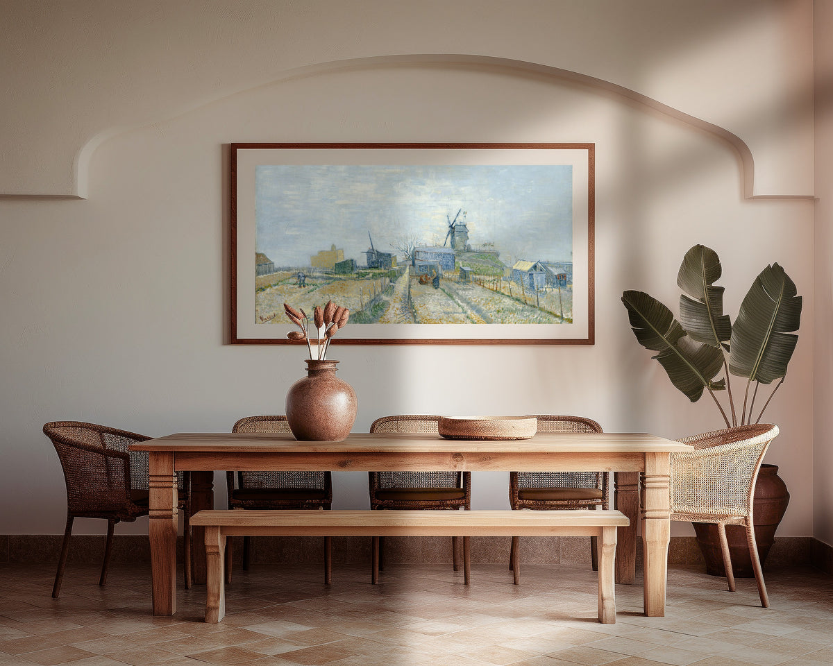 Vincent van Gogh — Montmartre: Mills and Vegetable Gardens | Fine Art Print