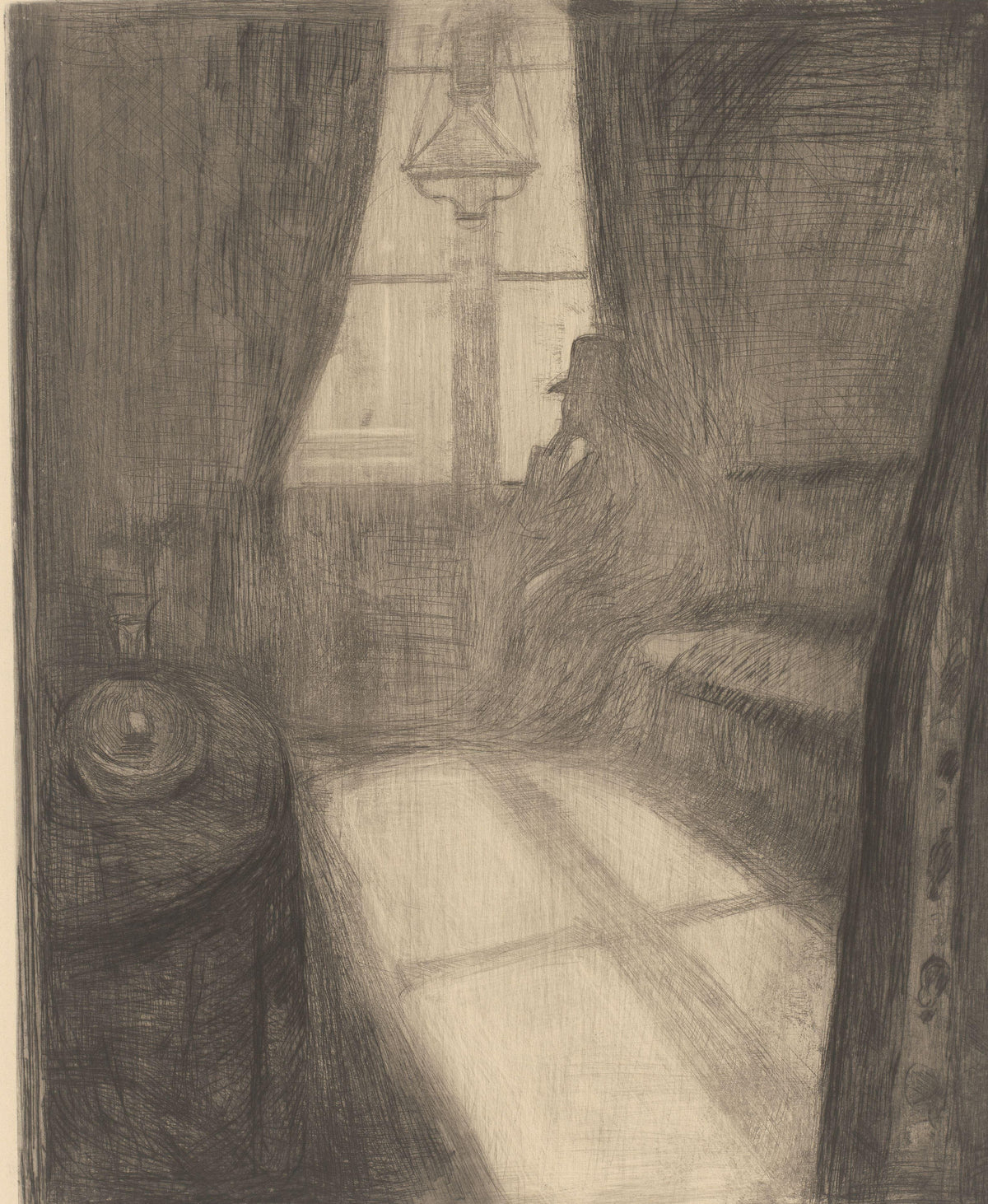 Edvard Munch — Moonlight. Night in Saint-Cloud | Expressionist Fine Art Print